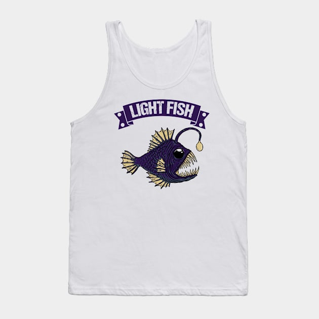 deep sea light fish Tank Top by Benzii-shop 